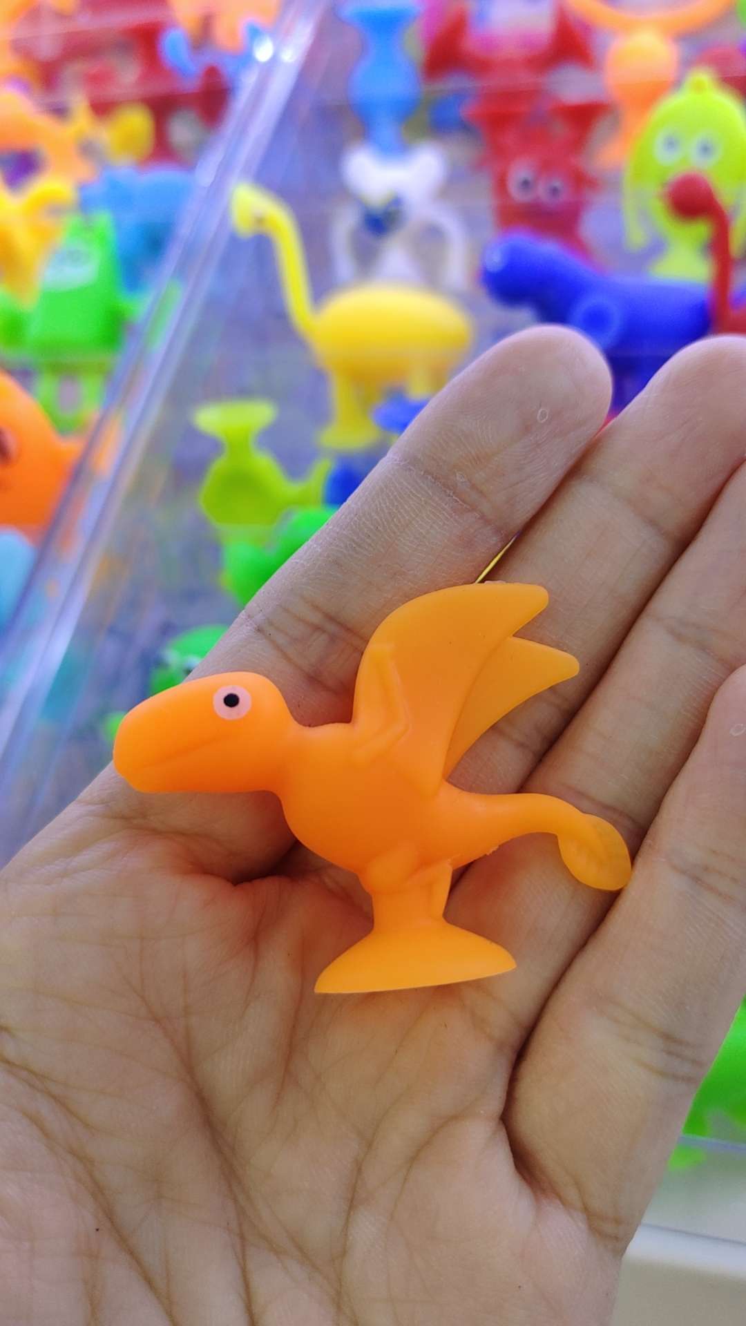 Children's exercise and intelligence DIY soft rubber building blocks bathroom suction cup building blocks Dinosaur series detail image 8