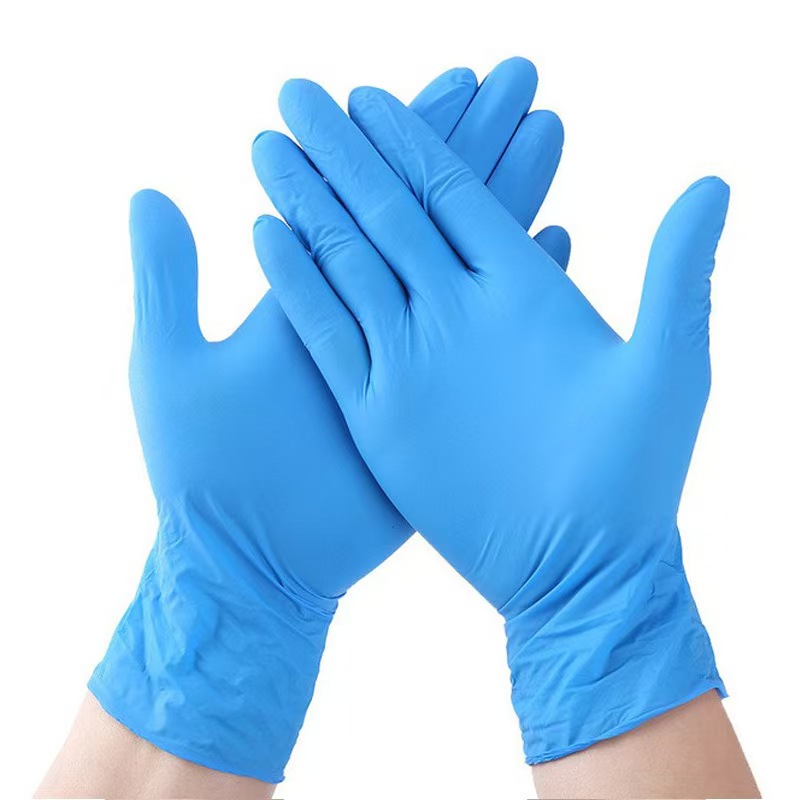 Wholesale of 100 pairs of disposable blue composite gloves Application Scenario