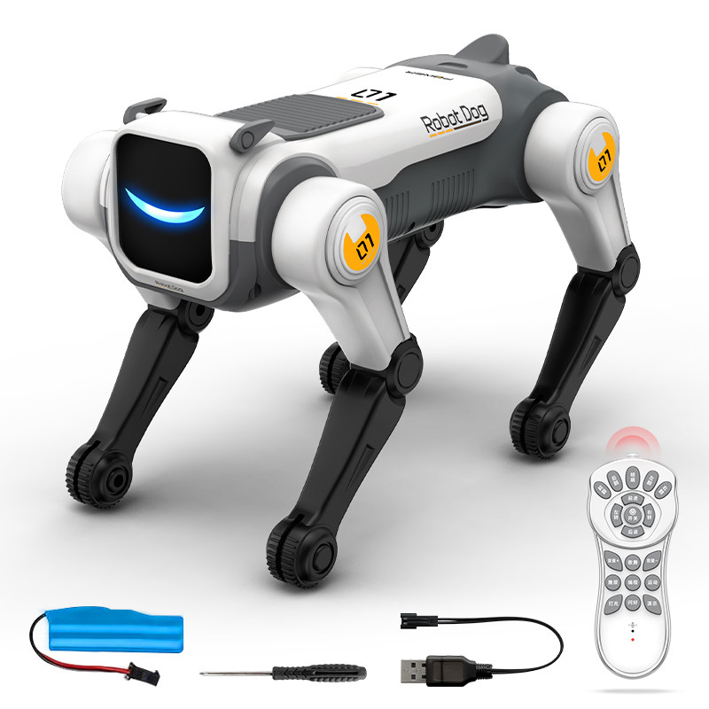 AI smart electronic pet toy, mecha dog, remote control bionic robot, smart dog, AI toy