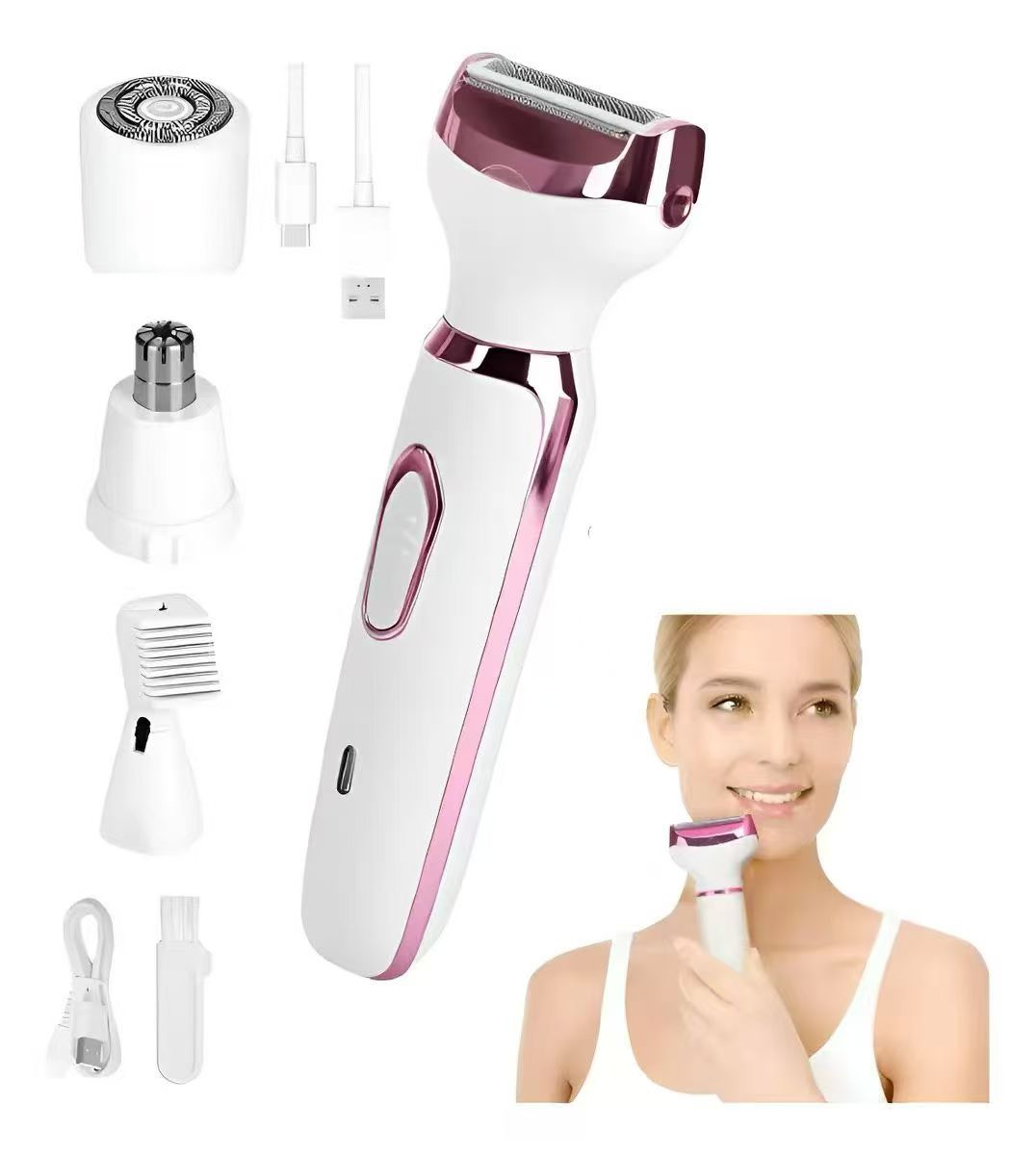 动女性剃毛器私密护理女士多合一腋下腋毛器修剪脱刮毛