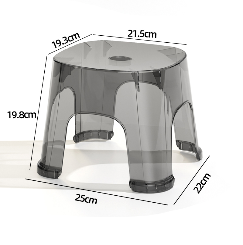 简约透明小凳子家用矮凳客厅茶几儿童换鞋凳加厚小型椅子塑料板凳详情14