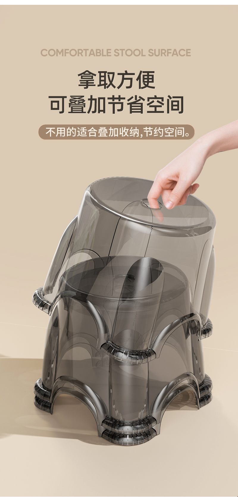 小凳子家用塑料矮凳防滑结实耐用客厅茶几凳儿童洗澡凳板凳浴室凳详情6