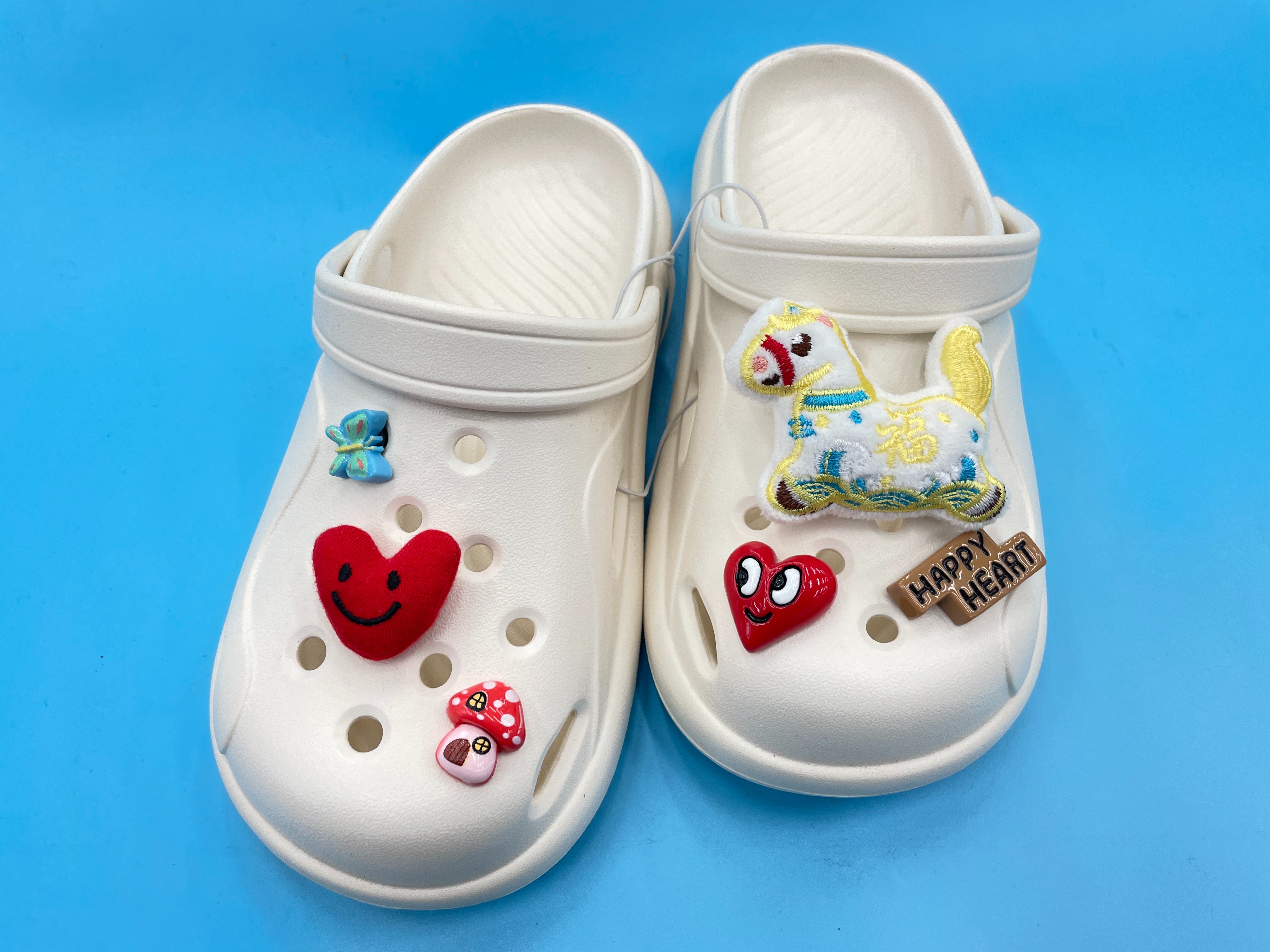 DIY洞洞鞋装饰配件 3D立体鞋花鞋扣 洞洞鞋跨境工厂现货供