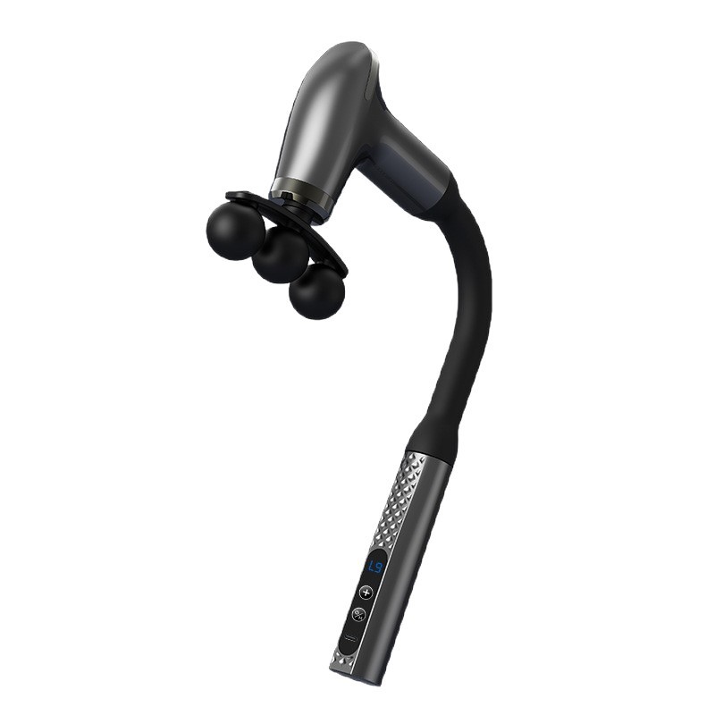 U型三头筋膜枪新款跨境国内代发肌肉放松按摩器手持各个部位肩颈