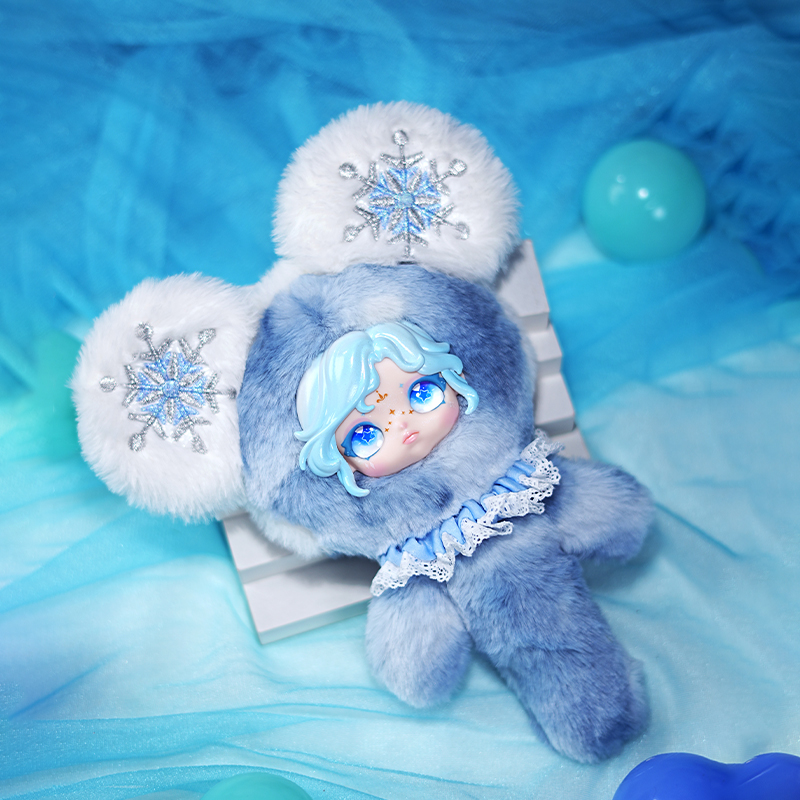 Dumia Blind Box Snow Trace Secret Code Handheld Mirror Series Plush blind box, trendy collectible figurines, pendants, cute dolls, toys and gifts Application Scenario