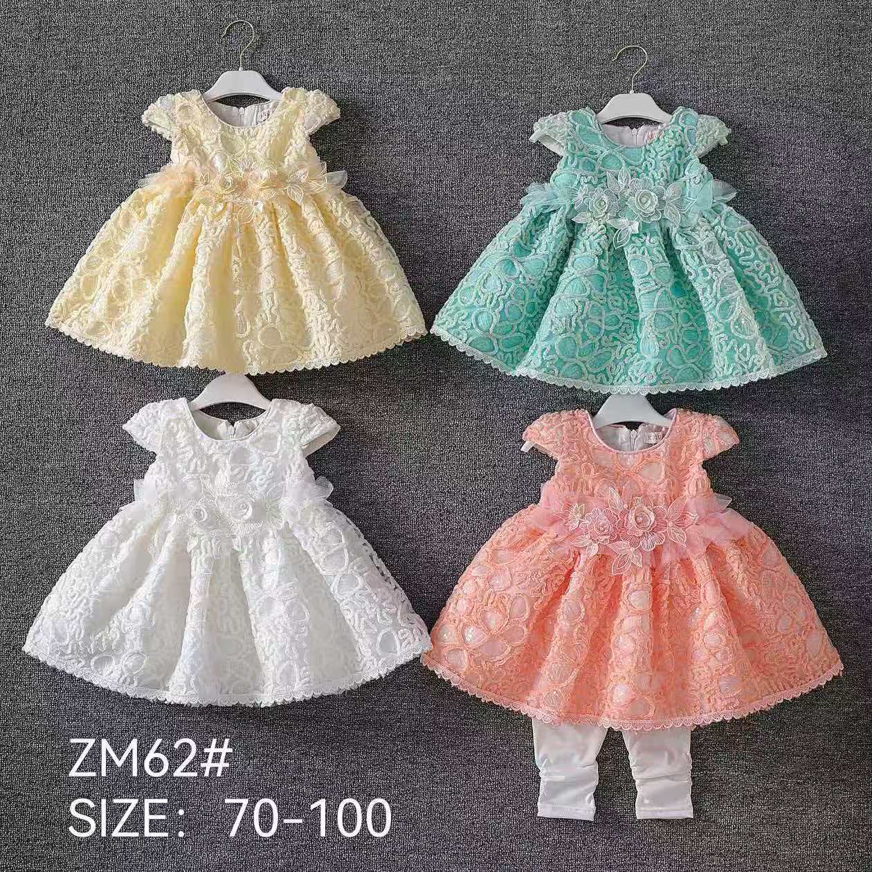 Sweet and cool children's clothing for young girls, chiffon dresses, baby clothes, birthday supplies, sweet style details Picture