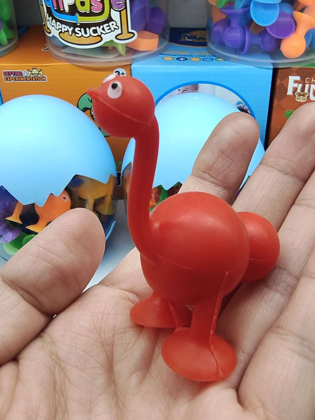 Children's educational toys, DIY building blocks, soft rubber building blocks, bathroom suction cups, water play toys, animal series mixed styles detail image 13