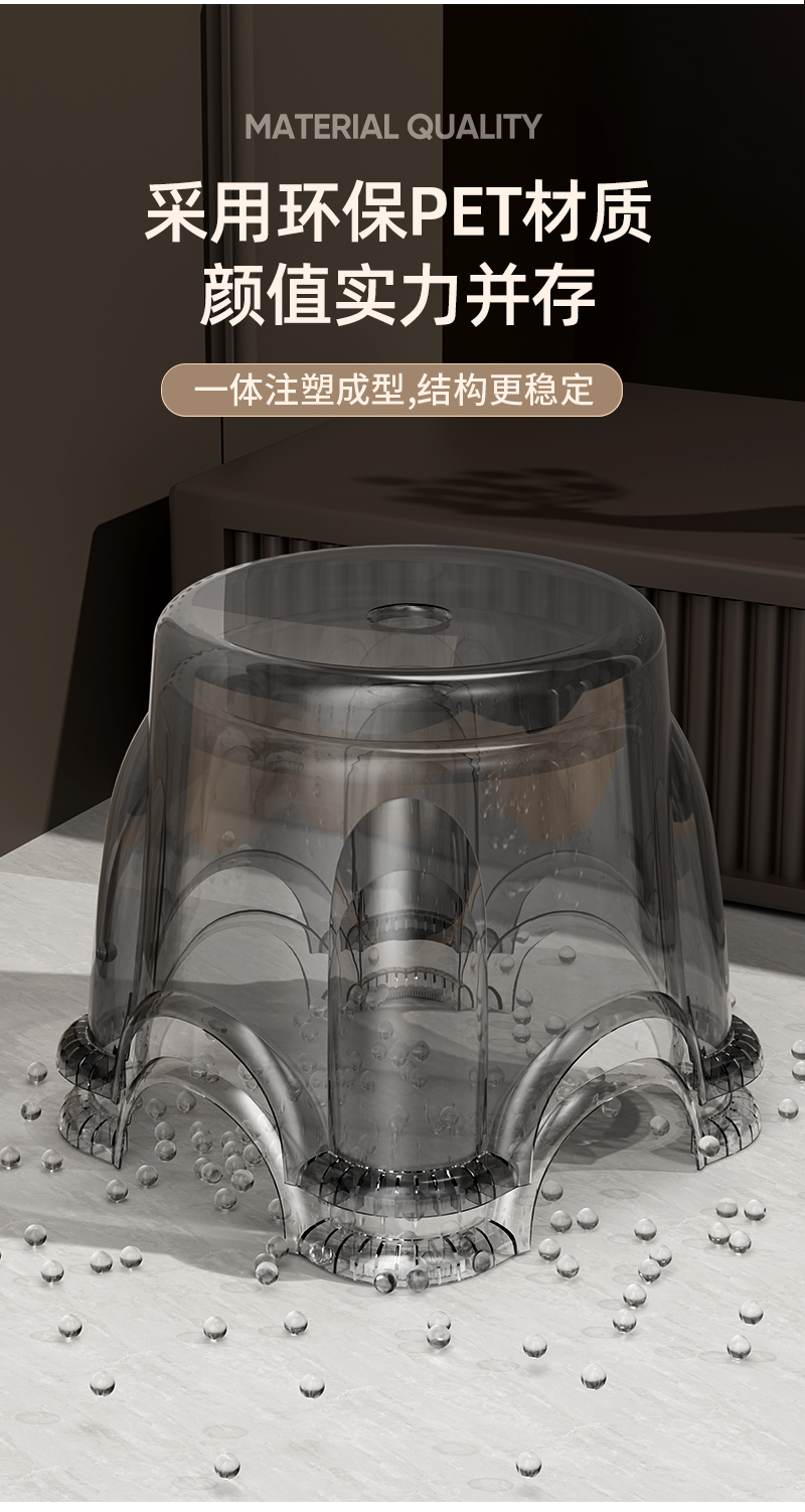 小凳子家用塑料矮凳防滑结实耐用客厅茶几凳儿童洗澡凳板凳浴室凳详情7