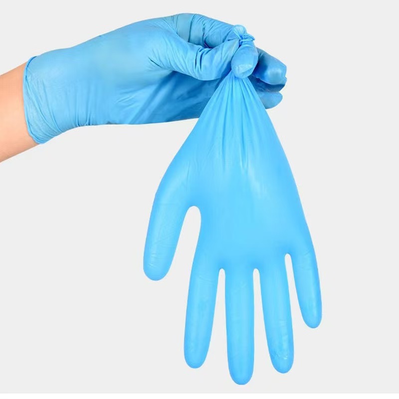Wholesale of 100 pairs of disposable blue composite gloves