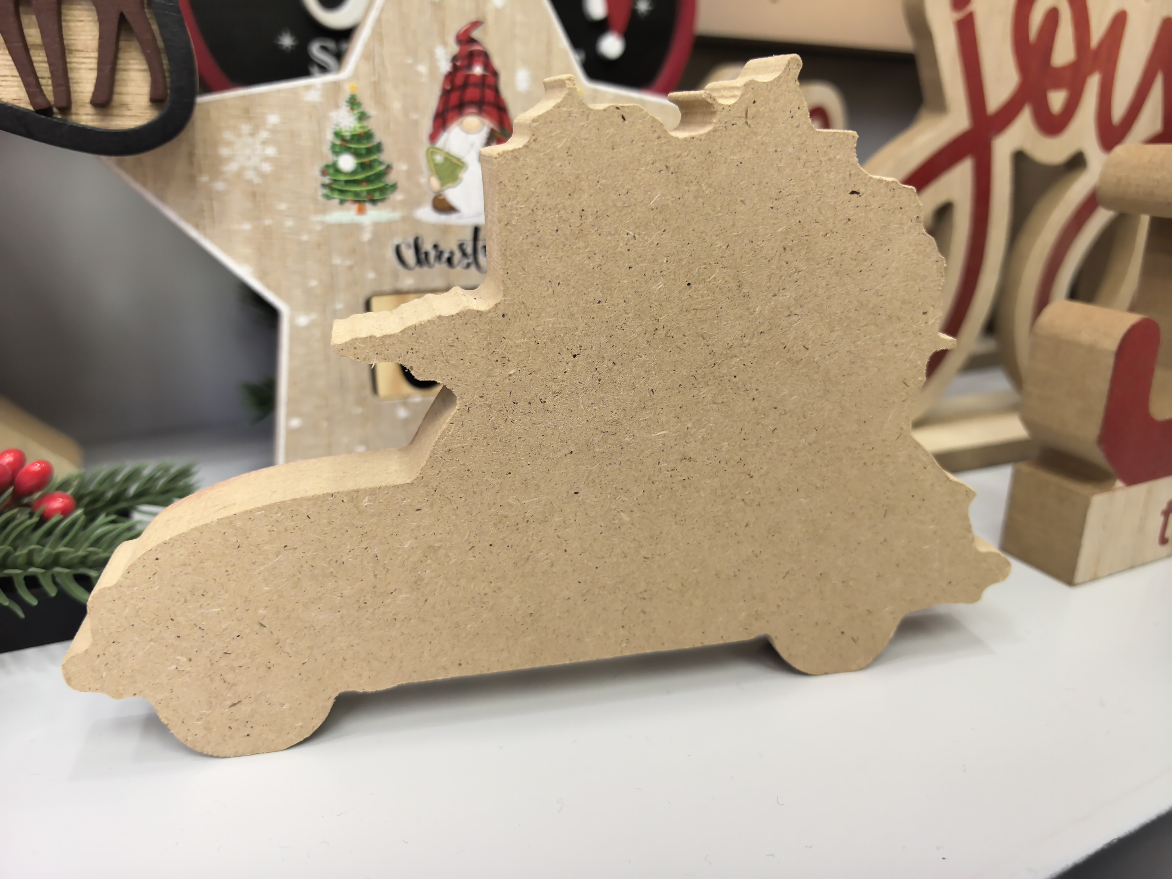 工艺术品  木质工艺品 圣诞节 礼物盒车子 热卖款 优势款 木质摆件木制品详情图4