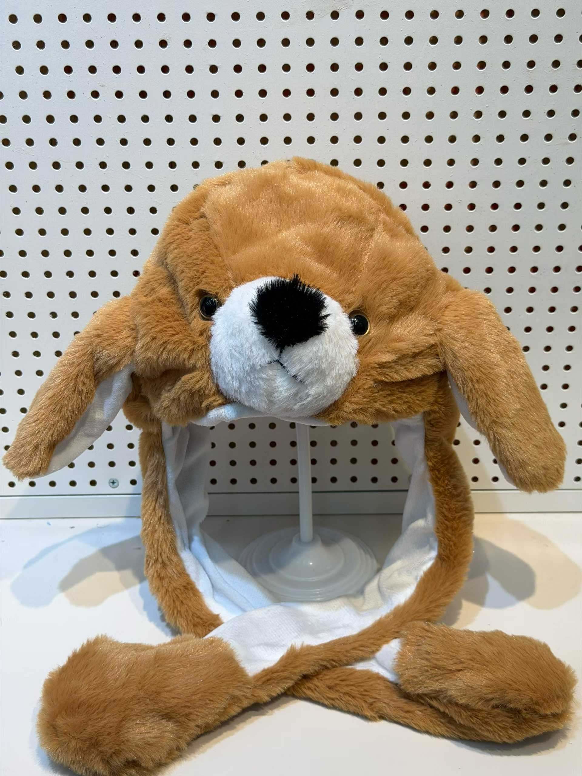 耳朵捏捏玩偶毛绒玩具帽子定制批发毛绒玩具可爱卡通