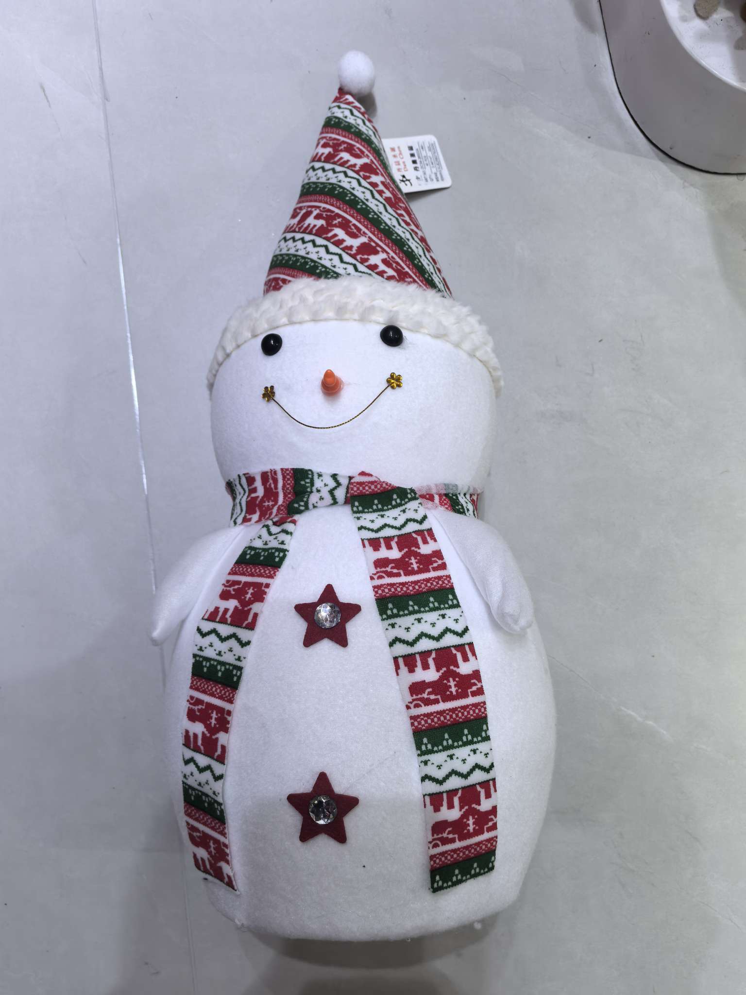 圣诞装饰摆件圣诞泡沫大雪人，大小尺寸都可以定做，款式多颜色多，量大从优