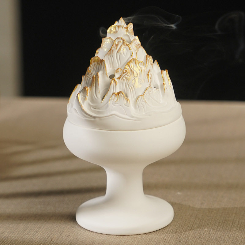 大博山描金香炉香炉香薰炉