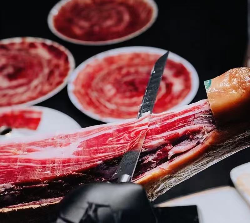 Jamón con etiqueta verde pic 4