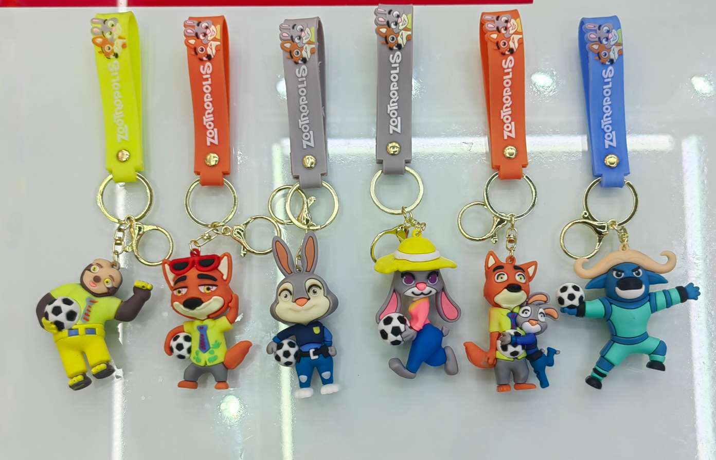 足球世界杯系列钥匙扣挂件公仔挂饰小可爱饰品钥匙扣PVC材质产品图