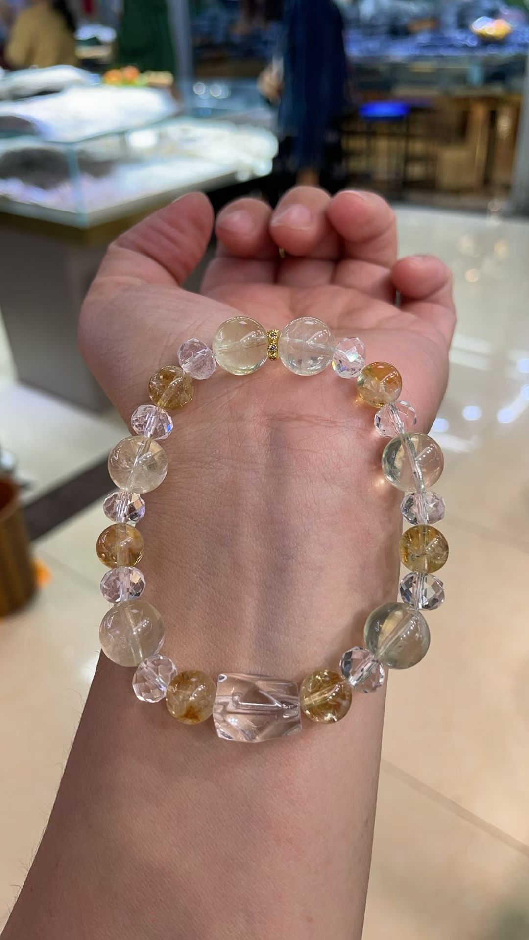 Natural Crystal Bracelet 2 detail image 2