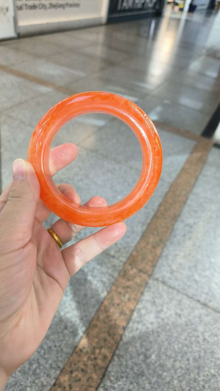 铜微镶沙金猫眼手镯手镯配件金手镯详情图5