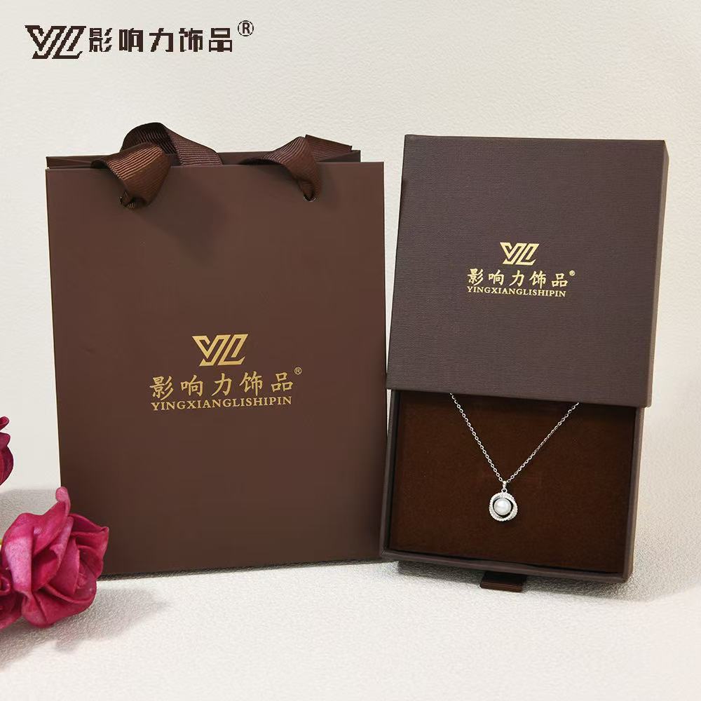 Influence Jewelry Natural stone Pearl necklace for women, elegant pearl chain necklace for women details Picture