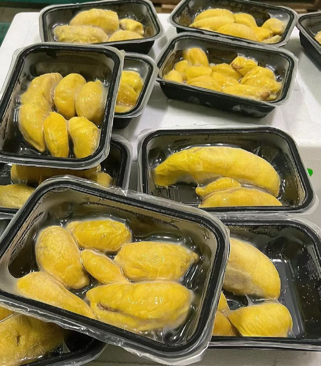 Premium Malaysian d197 Musang King durian pulp, original seasonal, 400g net weight, frozen and fresh-locked in box Item Picture