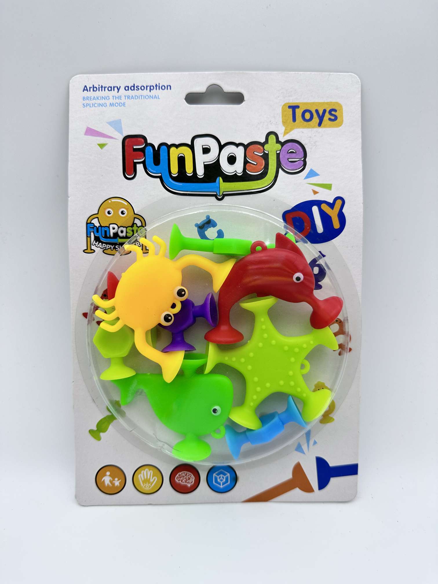 儿童益智DIY吸盘积木吸吸乐软胶积木浴室玩具互吸玩具海洋动物详情图1