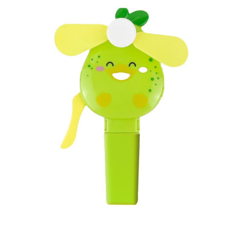 儿童小风扇水果按压小玩具摆摊礼品批发跨境外贸手摇手压风扇