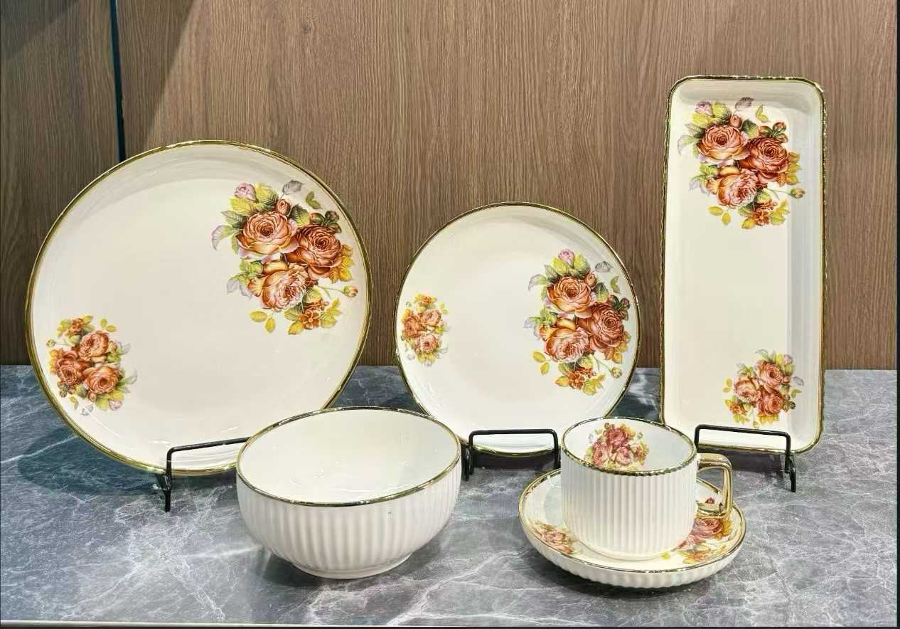 餐具/碗可爱/碗碟盘子/日式手绘碗盘/厨房用具细节图