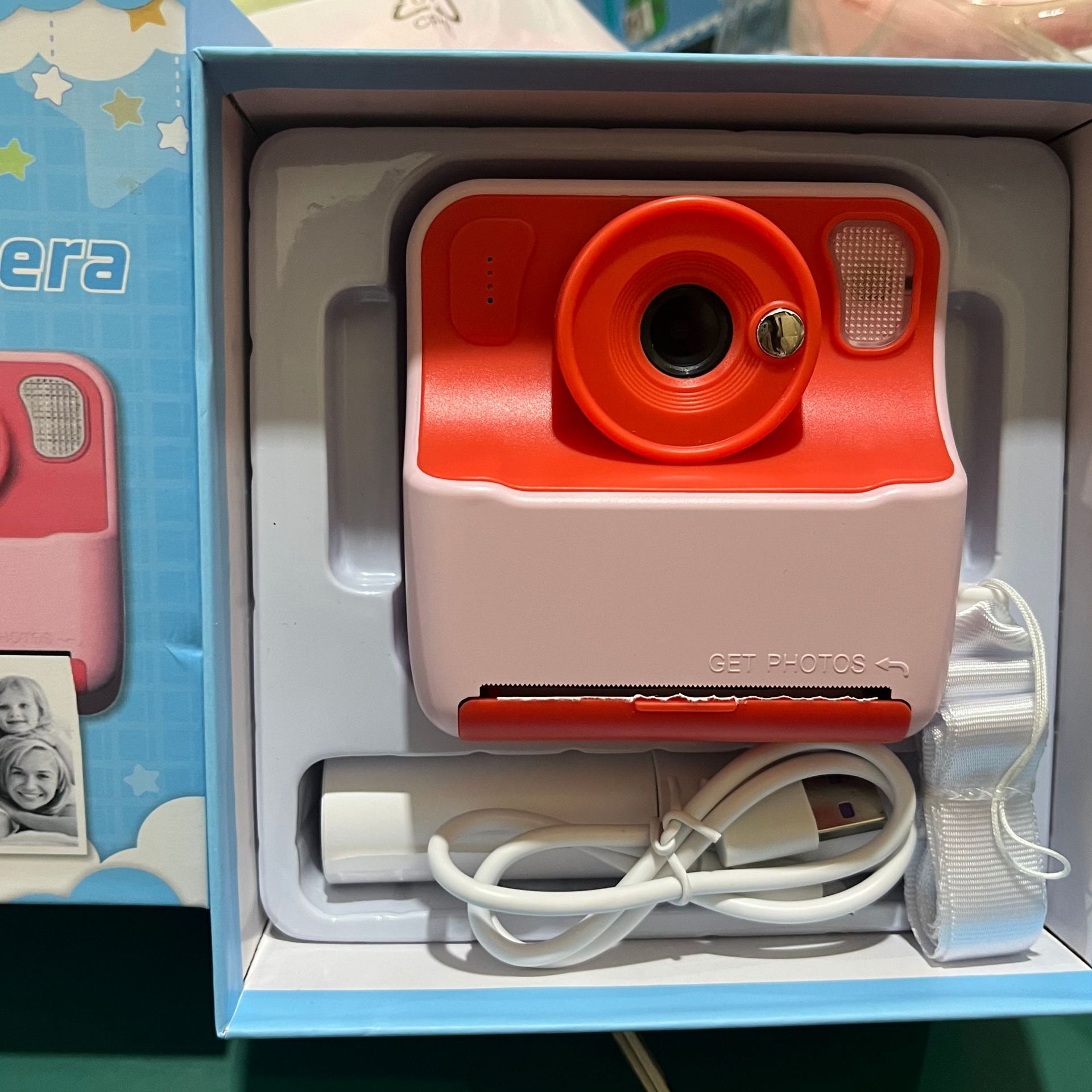 跨境儿童打印相机拍立得高清屏幕男女通用礼物