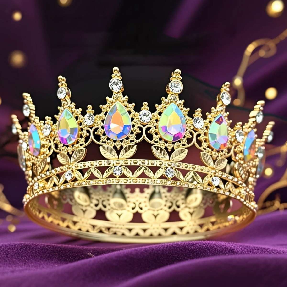 饰品合金圆头皇冠首饰饰品