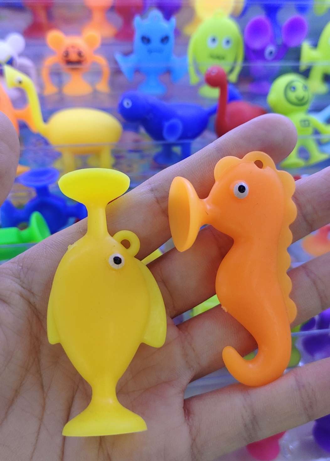 Children's educational soft rubber building blocks, bathroom suction cup toys, bath toys, Marine animal series 32 pieces detail image 7