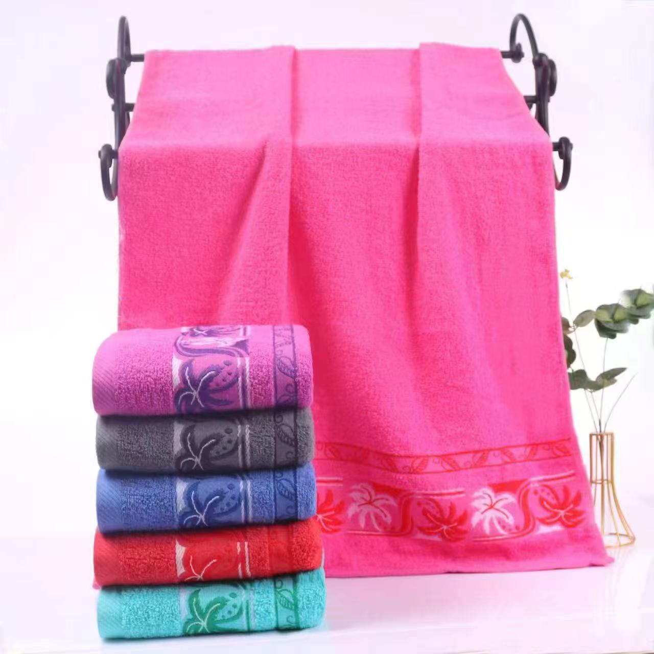 70*140cm weakly twisted craft bath towel, 380g heavy weight, soft touch, strong water absorption, various fashionable floral patterns for daily use Item Picture