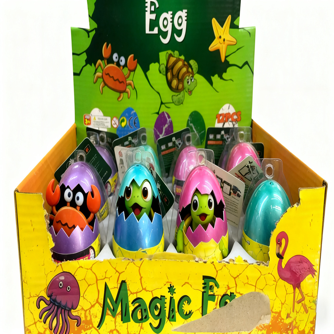 鸿卓 Magic Egg 神奇泡水孵化蛋膨胀宠物蛋趣味成长玩具