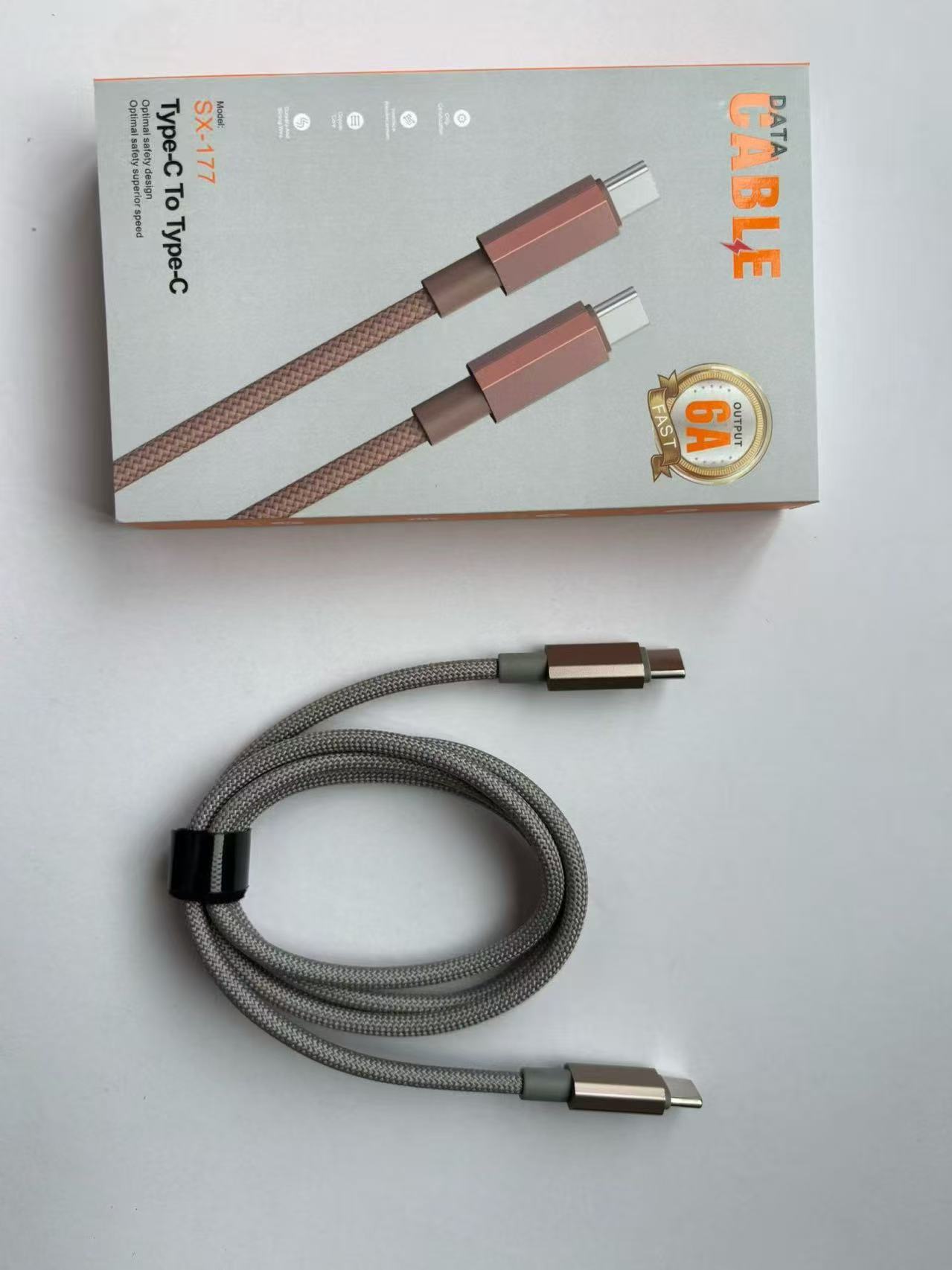 Type-C to Type-C data cable Fast charging durable charging cable