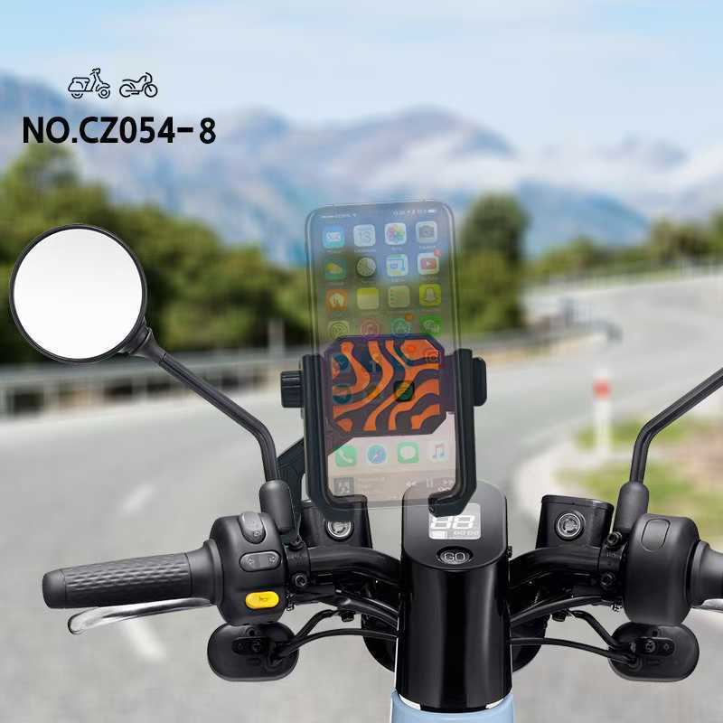 CZ054-7-8 Bicycle phone stand, plastic bicycle phone stand, electric motorcycle phone stand, food delivery rider navigation stand Item Picture