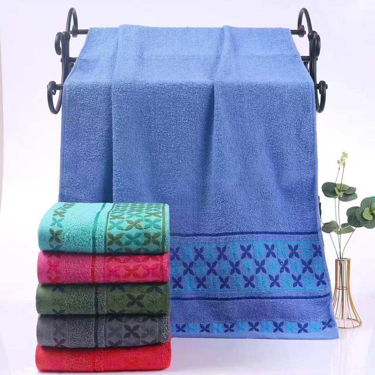 70*140cm weakly twisted craft bath towel, 380g heavy weight, soft touch, strong water absorption, various fashionable floral patterns for daily use details Picture