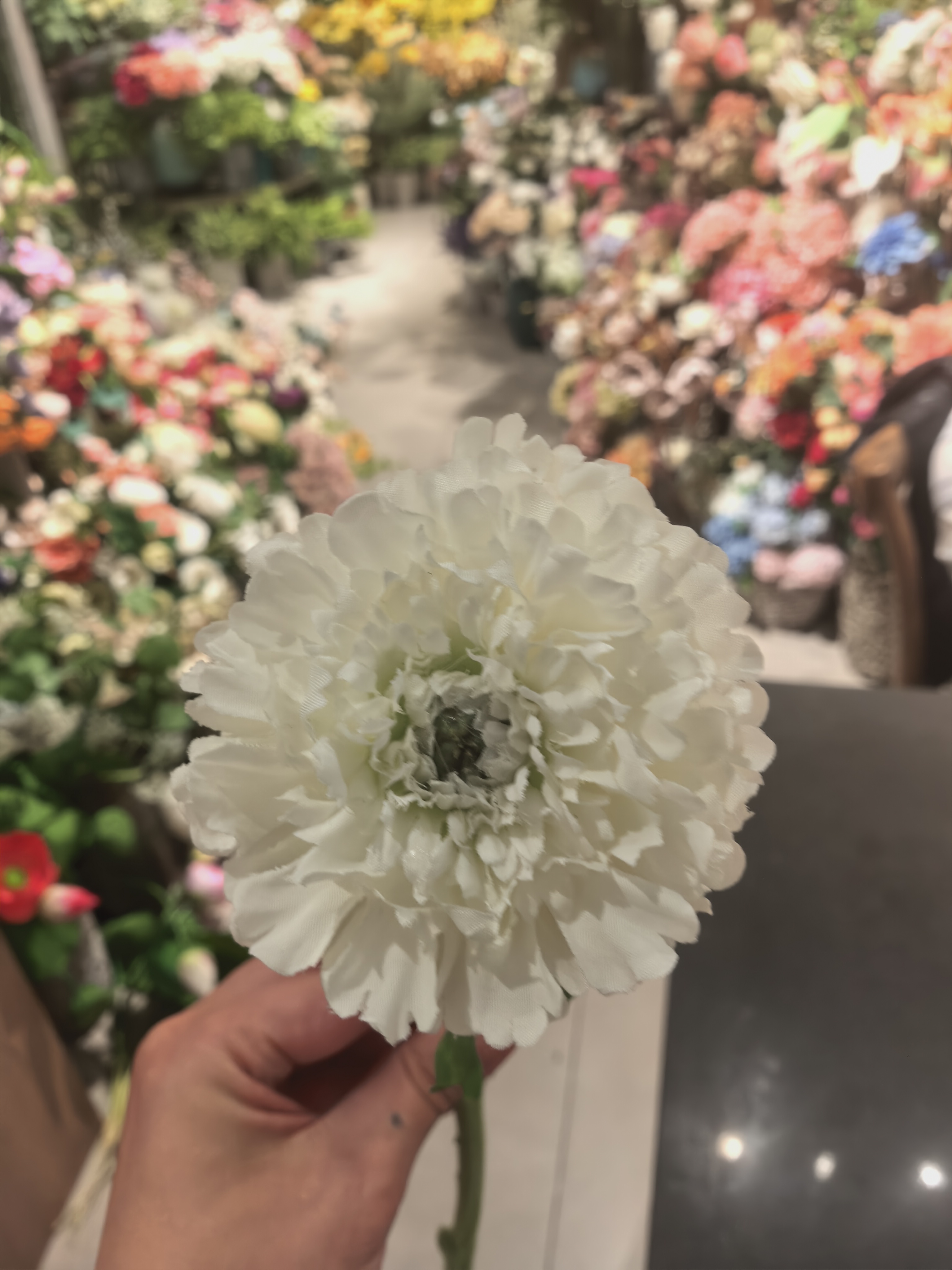 仿真花/假花/清明花/假花小/国外墓碑仿真花产品图