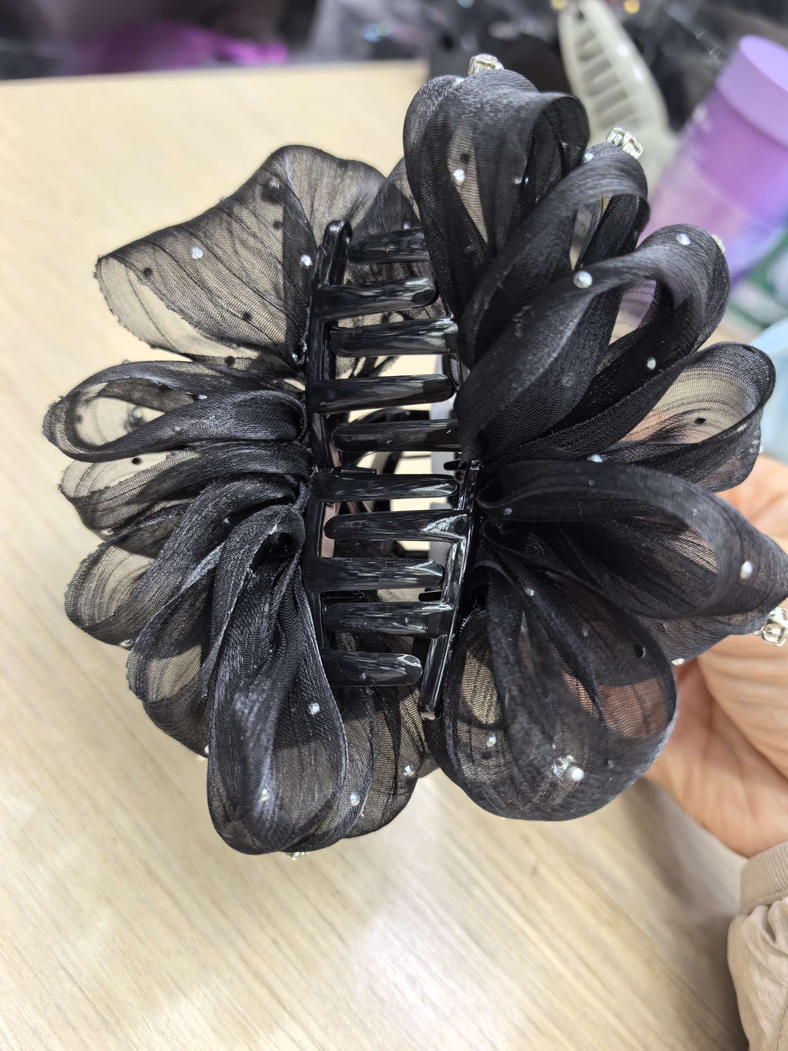 8cm cloud Crystal is a bestseller on the Internet! Hair accessory details Picture