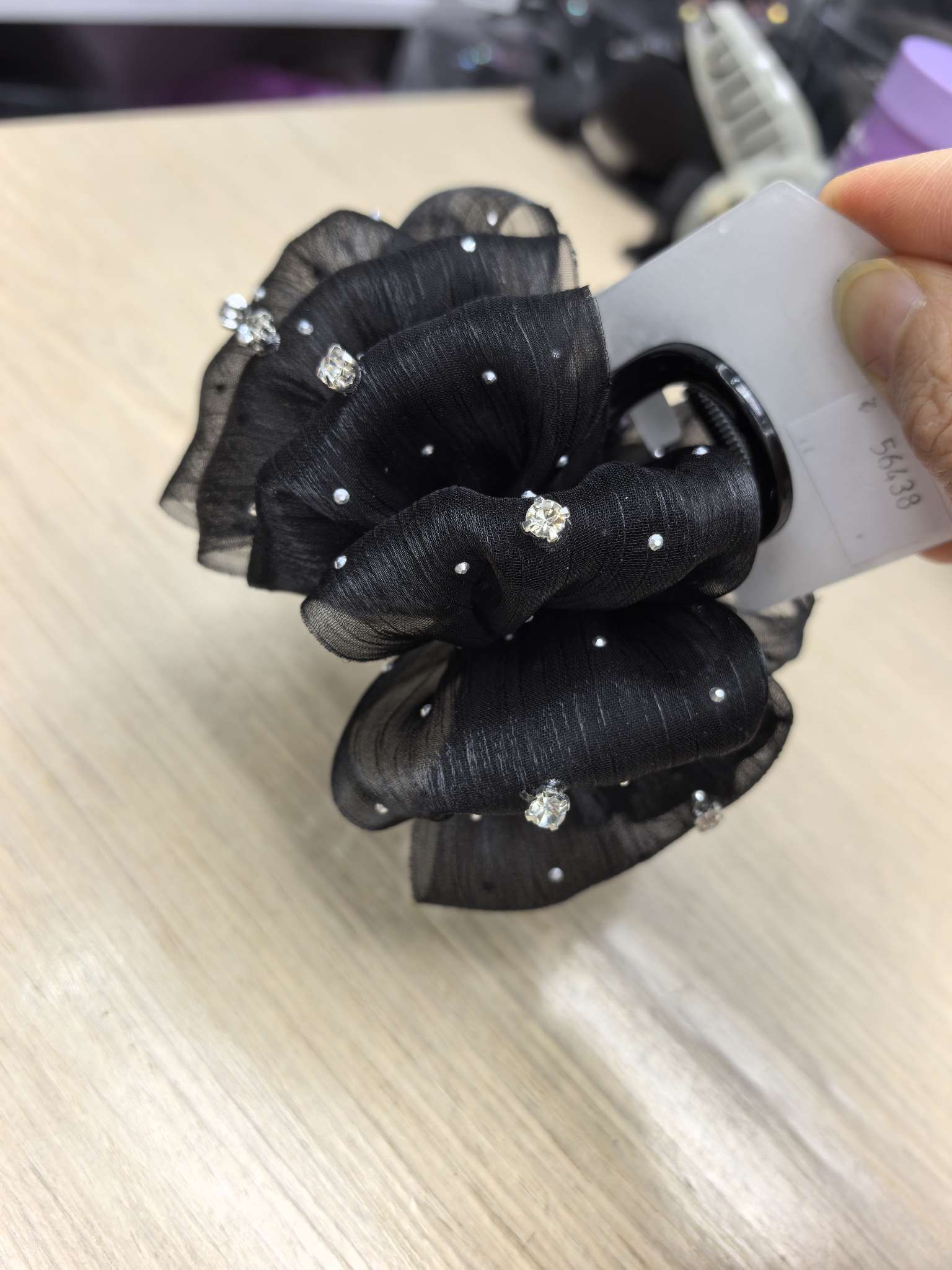 8cm cloud Crystal is a bestseller on the Internet! Hair accessory Specification image