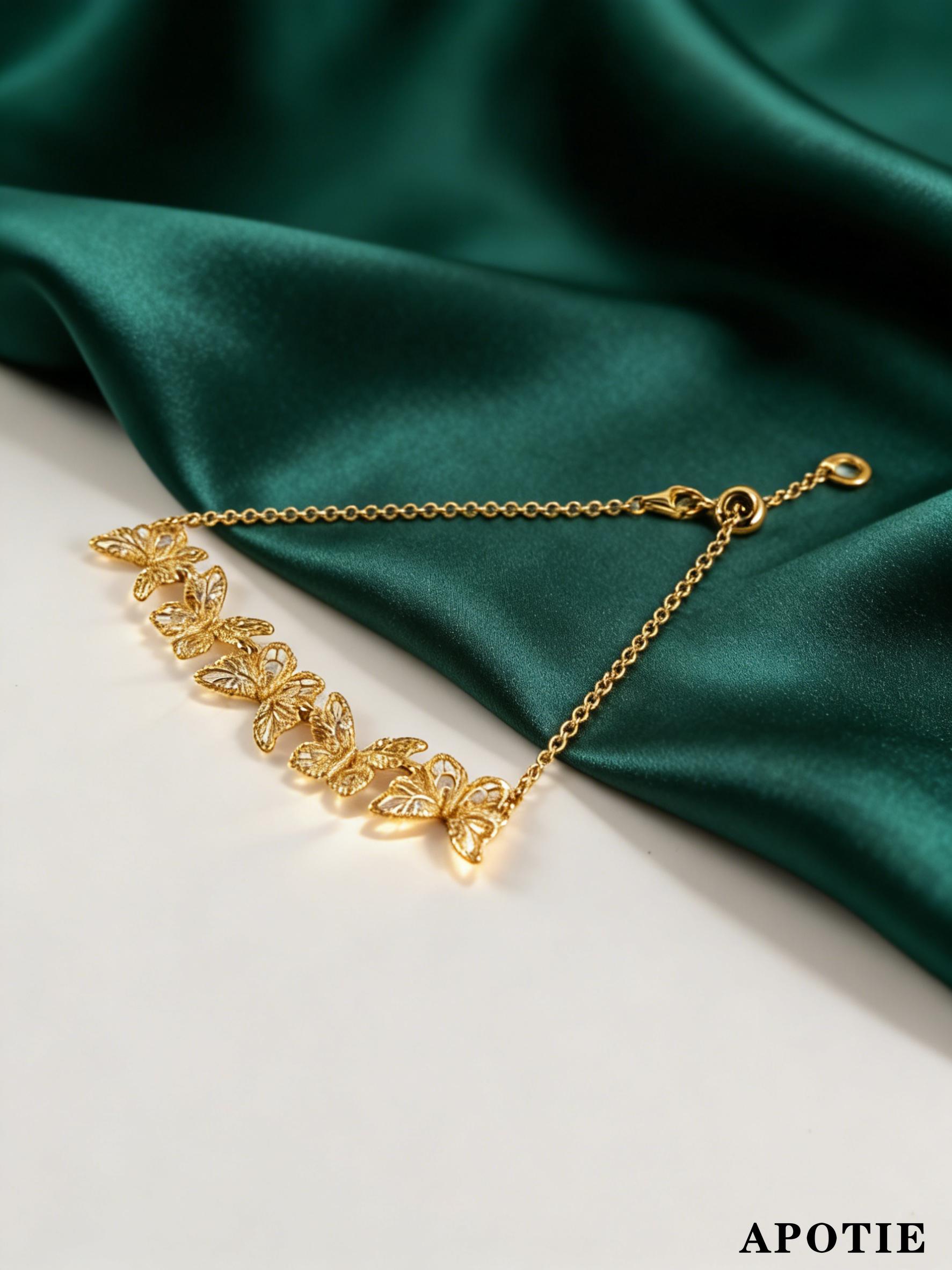 S925 sterling silver fashionable hollowed-out lace butterfly bracelet from a designer brand is available for wholesale