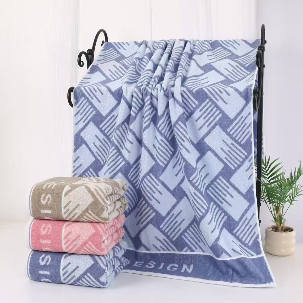 The bath towel gift box is soft, absorbent and gently cares for your baby's skin Item Picture