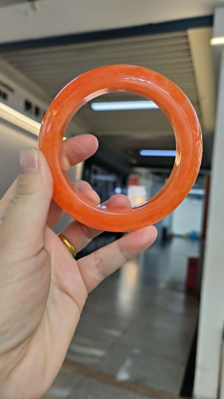 铜微镶沙金猫眼手镯手镯配件金手镯详情图4