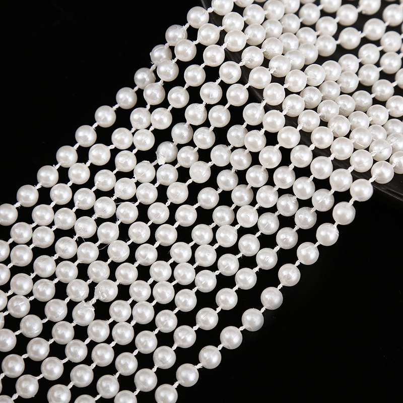 ABS plastic connecting beads are used to make various accessories such as clothing, earrings, headwear, lace, necklaces, curtains, etc. They come in a wide range of sizes, from 1.5mm to 12mm, and are very popular. details Picture