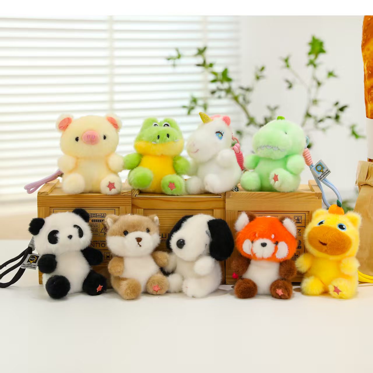 Forest Animal Series Plush pendants, keychain figurines, fabric toys, cute little pendants, keychain figurines, pendants pic 4