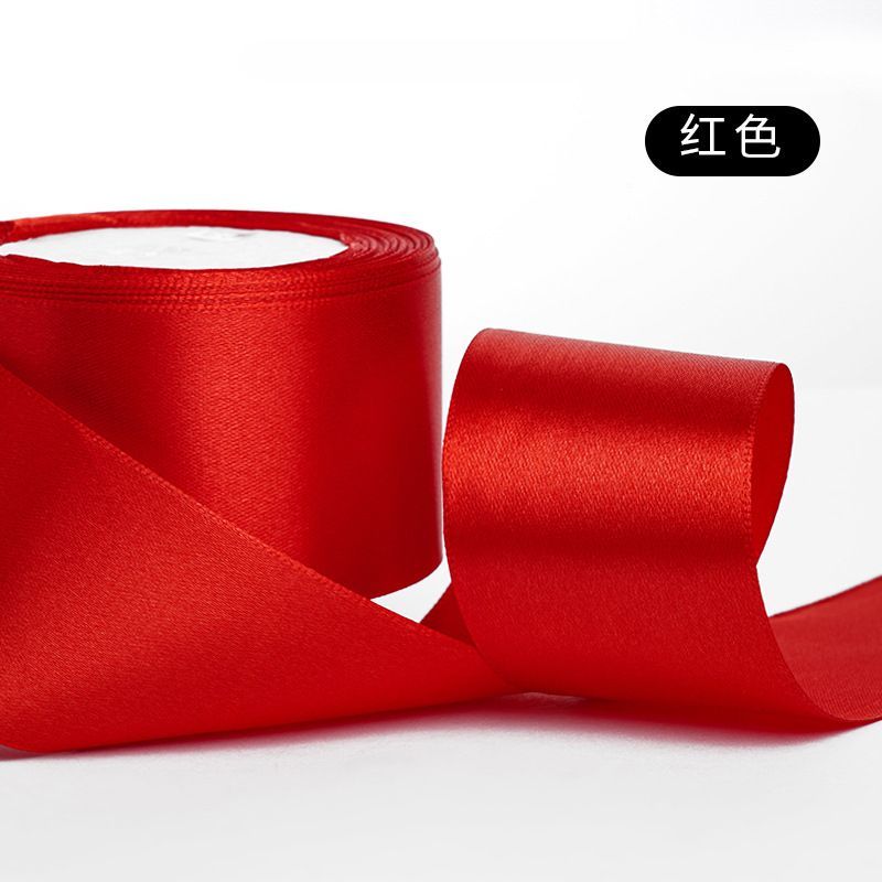 Manufacturer's 4cm colored ribbon ribbon, handmade DIY rose material, festival decoration, gift packaging ribbon detail image 7