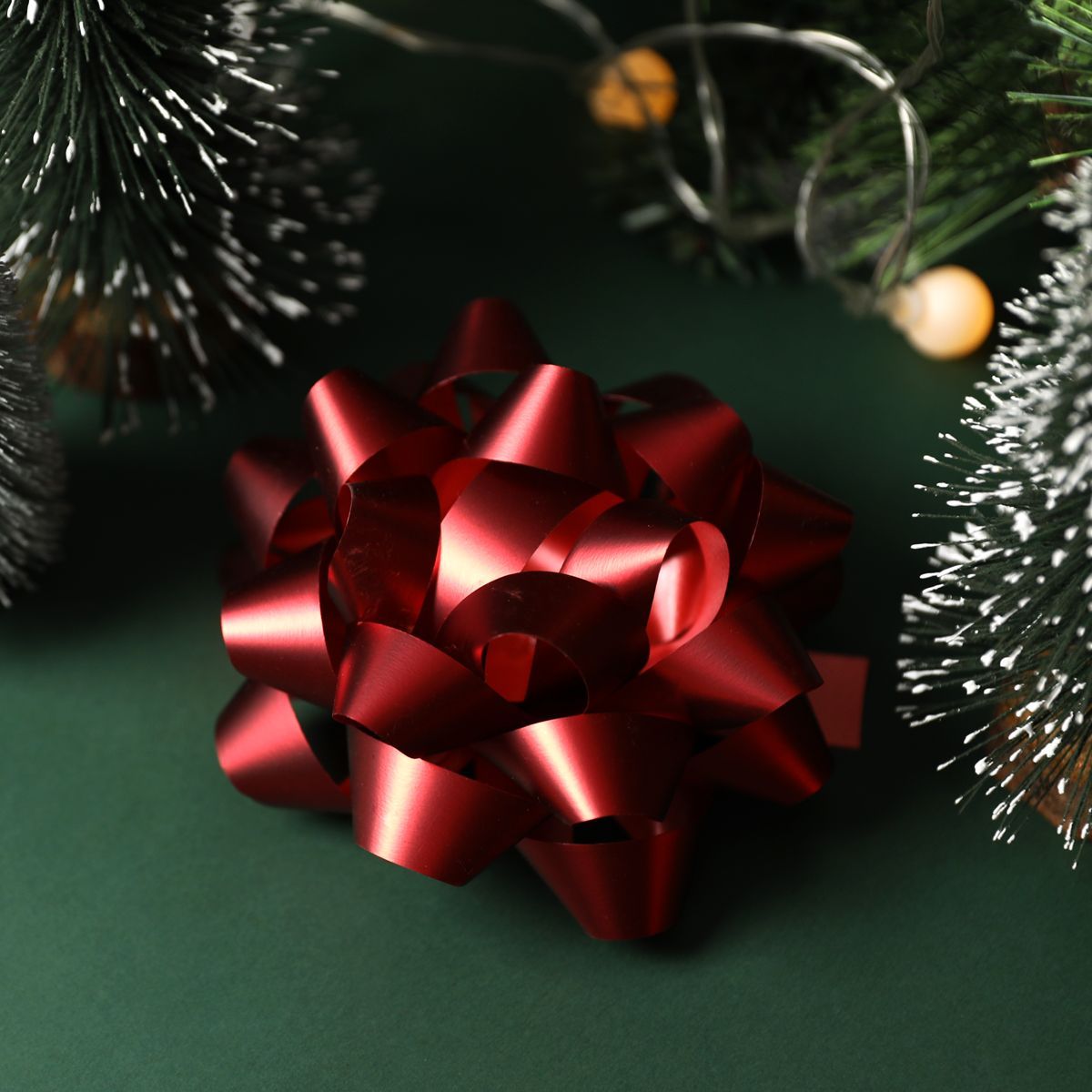 Matte three-dimensional super large star flower gift, latte art, children's toy, bow, Christmas and New Year festive ball flower details Picture