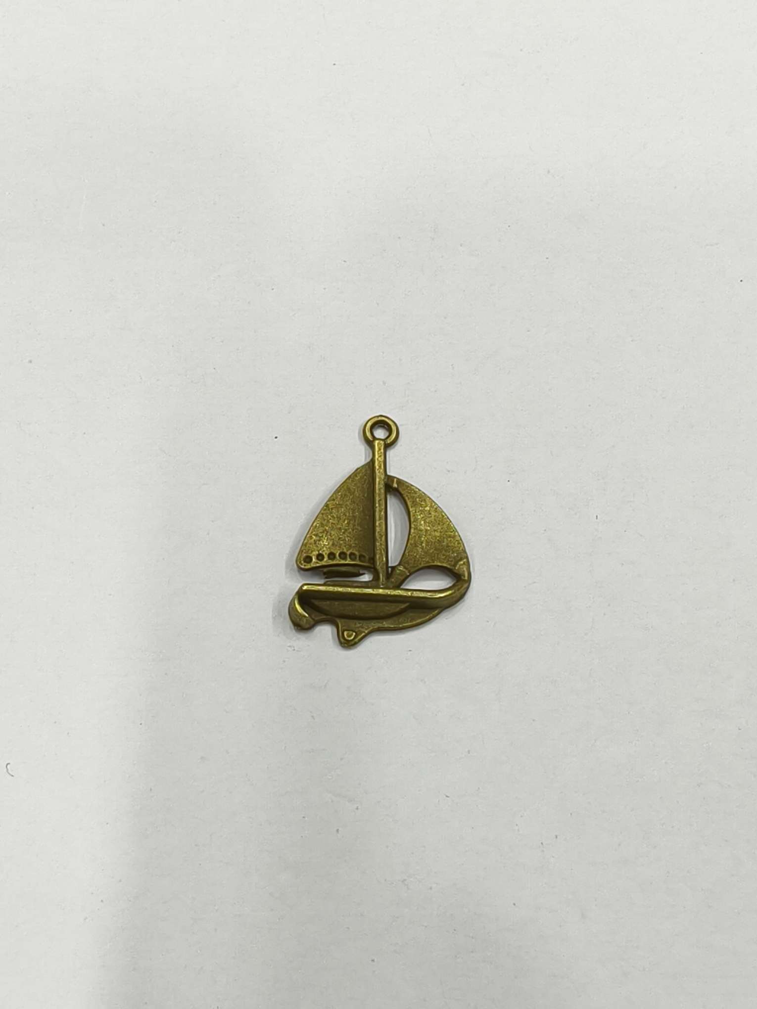 手工锆石滴油不对称帆船流苏挂件玉吊坠配件简约时尚个性饰品