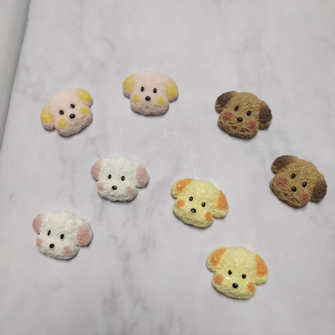 可爱动物造型饼干钥匙扣配件手机壳洞洞鞋发夹贴片配件杯子手链装饰材料批发