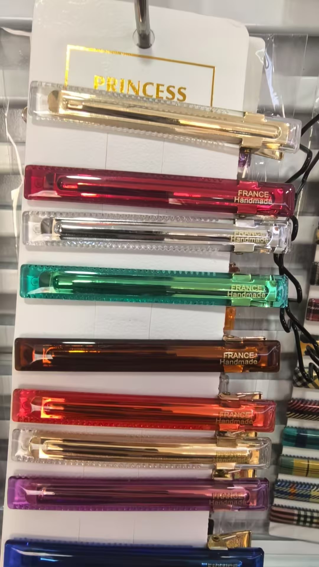 Exquisite and high-end color transparent one-piece hair clips, women's side hair clips, hair accessories, duckbill clips, hair accessories