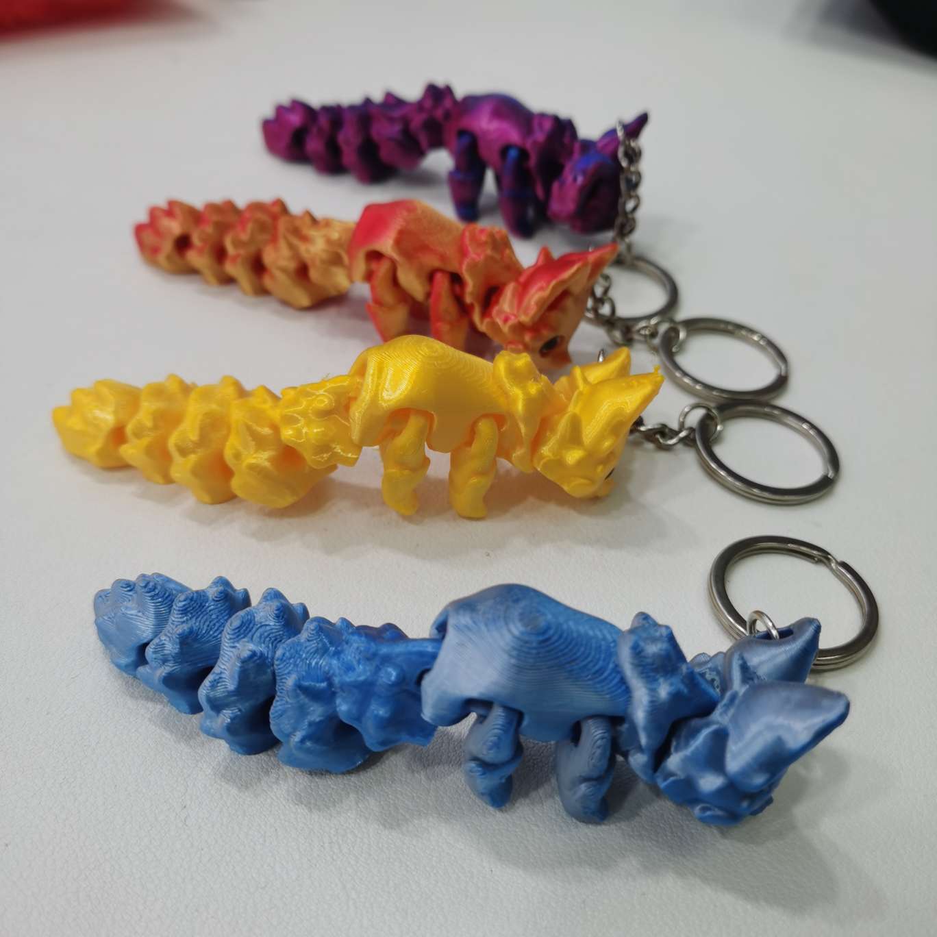 3D打印小猫小狐狸挂件多关节可动手办模型礼物送礼装饰儿童玩具 