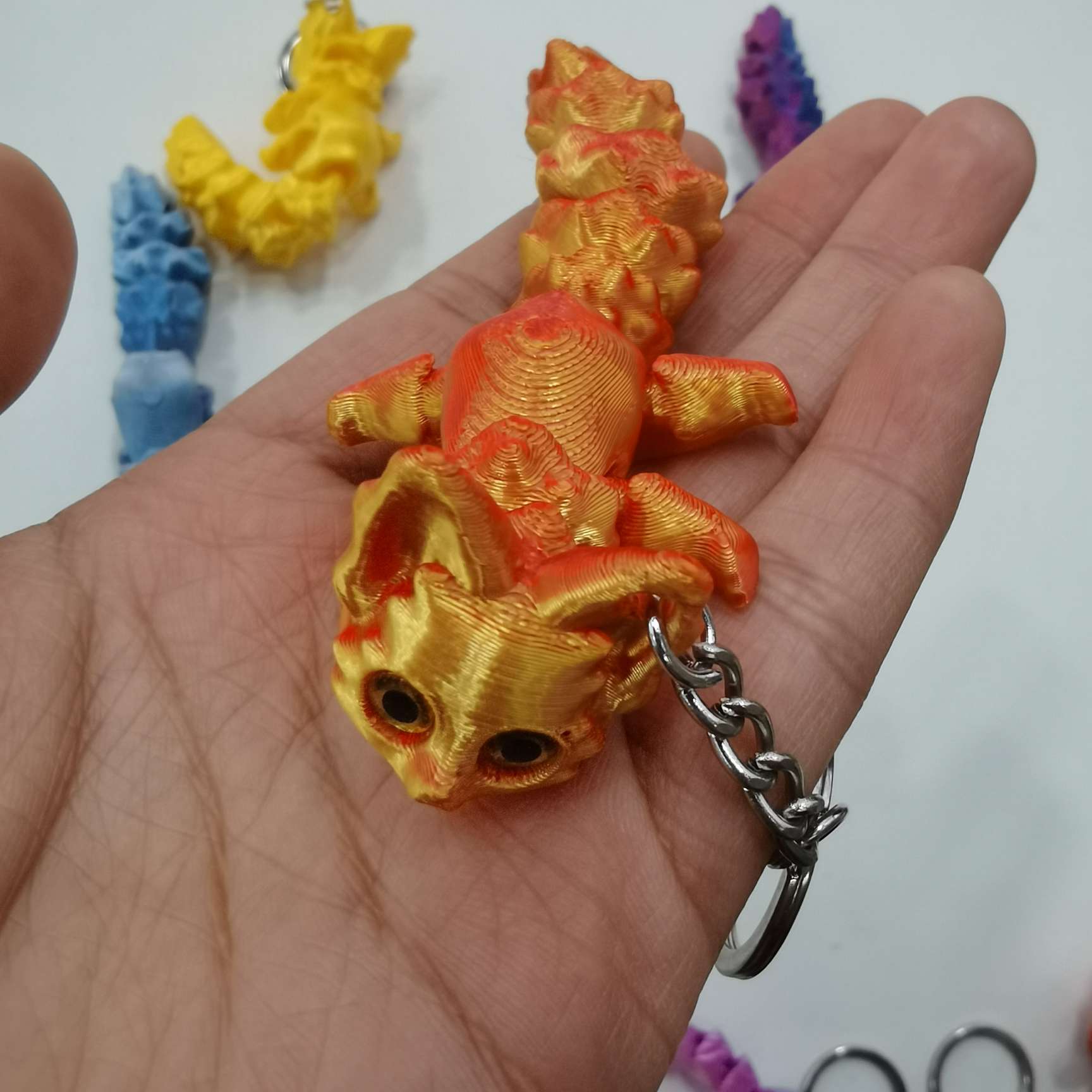 3D打印小猫小狐狸挂件多关节可动手办模型礼物送礼装饰儿童玩具 产品图