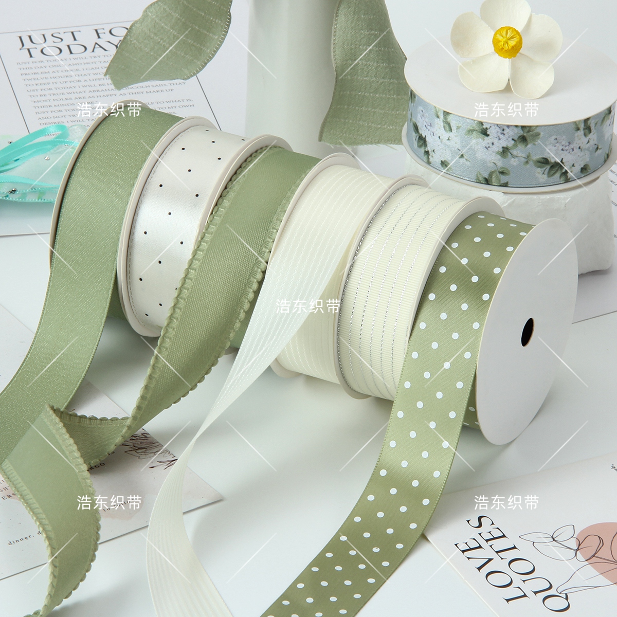 丝带编织带罗纹带弹力包边带织带卷10米装防滑加固耐用